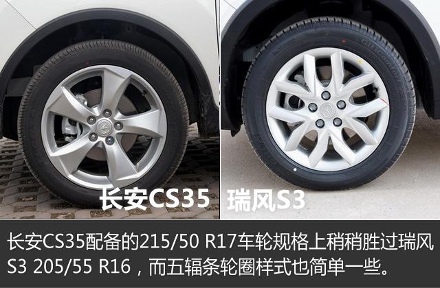 长安CS35对比瑞风S3 10万内自主精品小型SUV