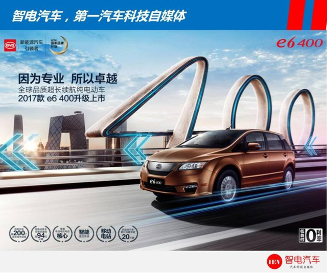 续航里程能超特斯拉Model 3？比亚迪e6电池技术解析
