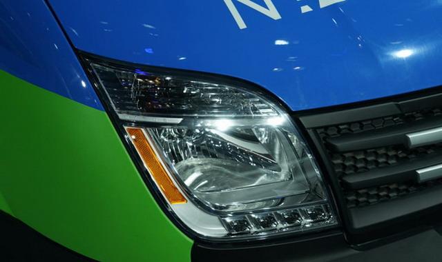 纯电驱动 上汽大通EV80厢式运输车表态