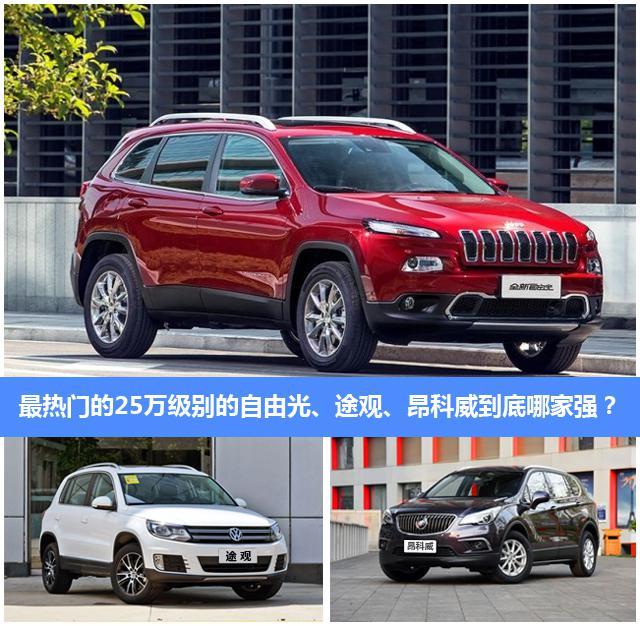 自由光PK途观、昂科威 赢的不仅配置还有情怀