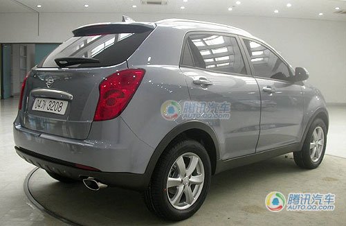 双龙科兰多korando定妆照参数首度曝光