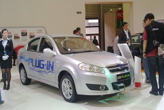 里程恐惧克星 奇瑞增程式电动车亮相