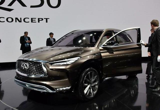 英菲尼迪全新qx50谍照曝光 延续概念车设计