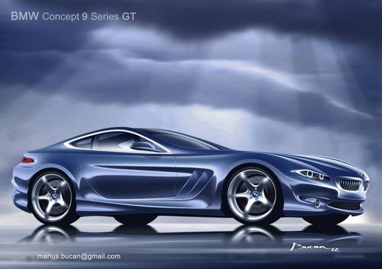 [海外车讯]宝马9系GT效果图 定位顶级车型