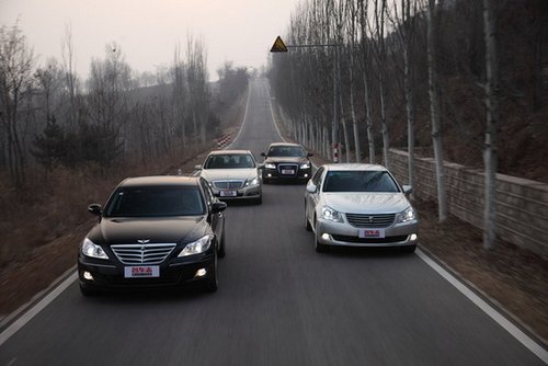 名利场上的竞争 对比4款行政级豪华轿车