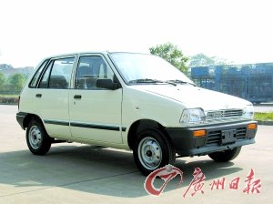 最便宜汽车 江南奥拓基本型只售1.88万元