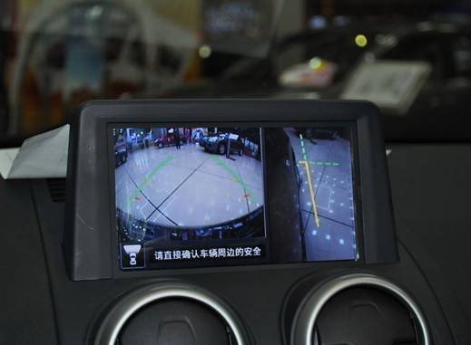 图为新逍客avm全景式监控影像系统