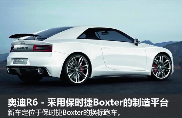 奥迪新跑车-中置发动机 采用保时捷平台