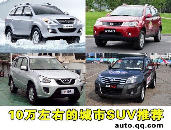 性价比都很高 4款10万左右的城市SUV推荐