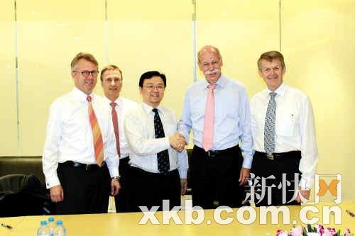 和奔驰签署合资协议 比亚迪意在品牌