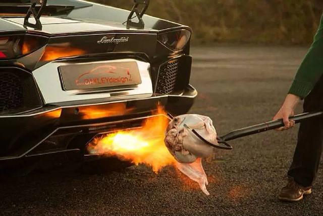 吃不起啊! 千万超跑兰博基尼烤出来的鸡