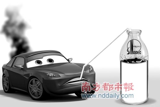 中石化汽油注水图片