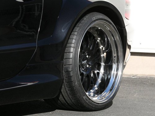 奔驰SL65 AMG酷黑改装 宽体+超宽边轮毂