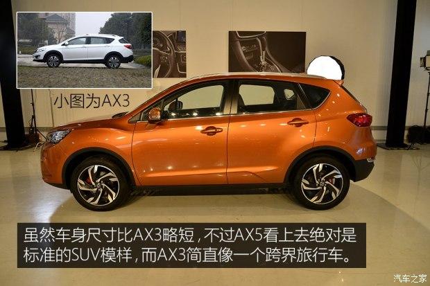 东风风神ax5正式动力2种下线/11月上市奔驰glc怀挡图片