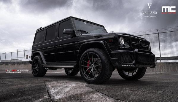个性的硬派形象加强 G63改VELLANO轮毂