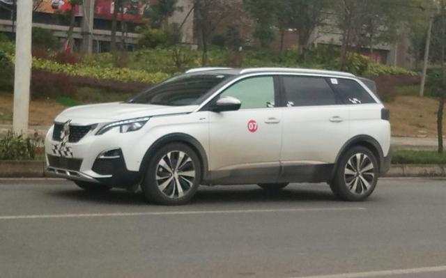 东风标致5008国内谍照曝光 定位7座中型SUV