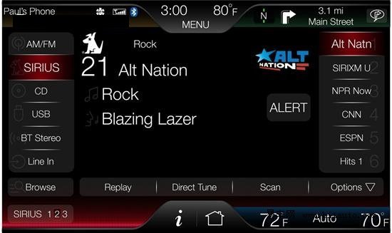 福特车载多媒体互动系统:myford touch