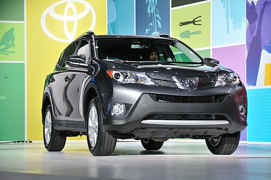 海外新车 正文在洛杉矶车展上 丰田 汽车正式发布了新一代rav4车型