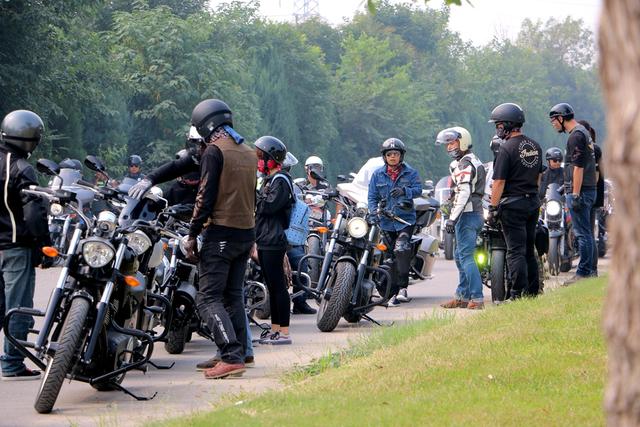 摩托车 定制霸王 空降北京 美式三大重机齐聚