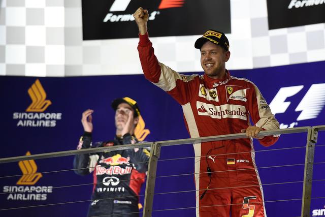 2015年F1新加坡大奖赛战报 法拉利夺魁