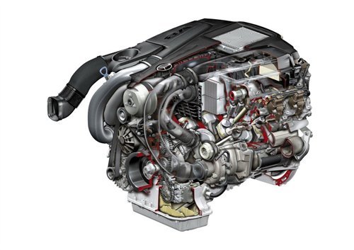 奔驰新款V6\/V8发动机:动力\/经济性提升
