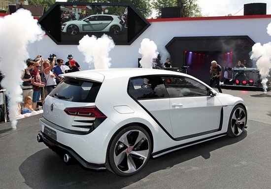 [新车发布]曝大众GTI概念车实车 3.9秒破百