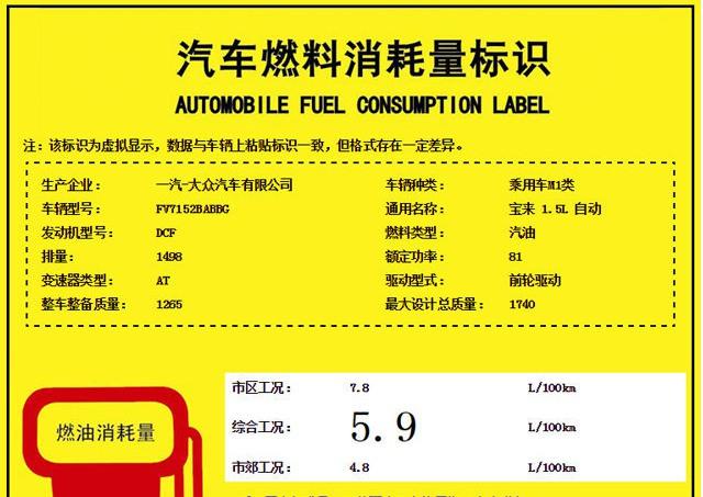 一汽-公共宝将换1.5L发起机 1.6L将停产
