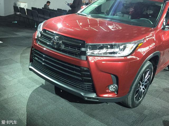 2016纽约车展:丰田新款汉兰达正式发布