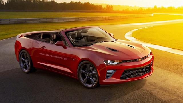 雪佛兰新科迈罗敞篷车效果图 或明年登场_汽车_腾讯网