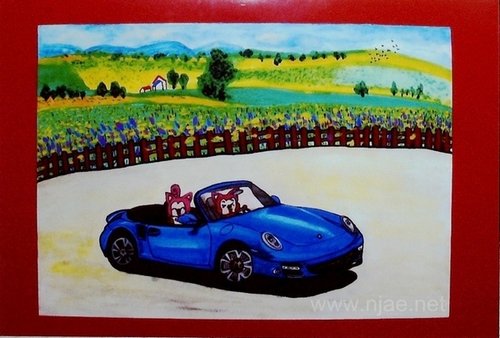 2012南京国际车展少儿绘画大赛作品抢先看