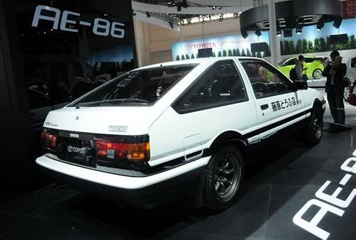 "头文字d"神车 丰田ae-86亮相北京车展