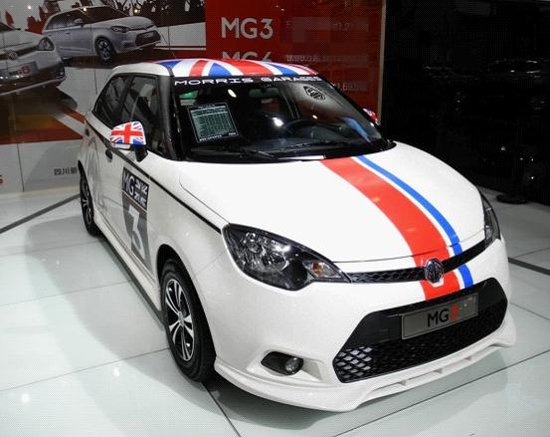 潮流先锋米字旗MG3 2013款极炫登场