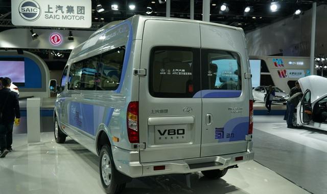 续航可达270km 上汽大通V80燃料电池车亮相