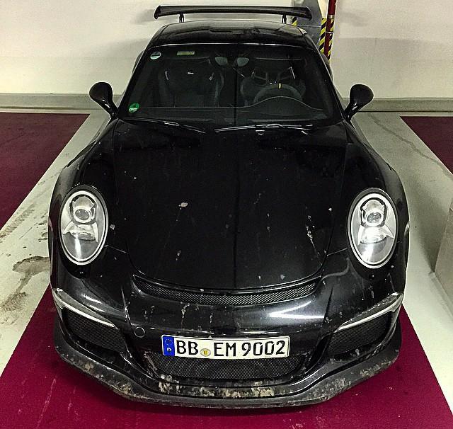 保时捷全新GT3 RS实车曝光 外观设计展现