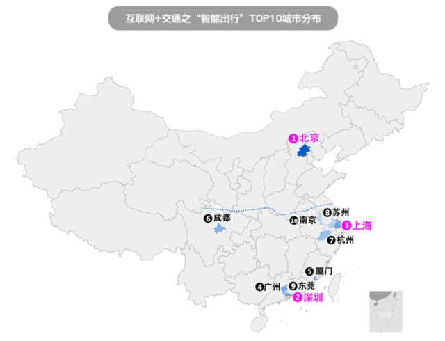 高德发布中国互联网+交通城市指数研究报告