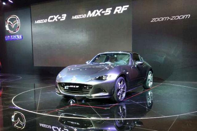 上海车展探营：马自达全新MX-5 RF现身