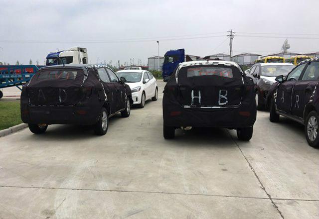 扎堆进入小型SUV领域 曝荣威全新SUV路试照