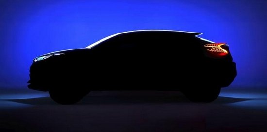 丰田C-HR概念车预告图曝光 定位低于RAV4