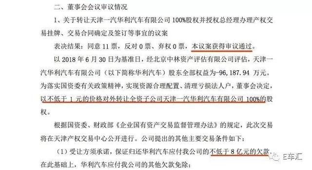 天津一汽夏利汽车股份有限公司发布2018年第一次临时股东大会决议公告截图