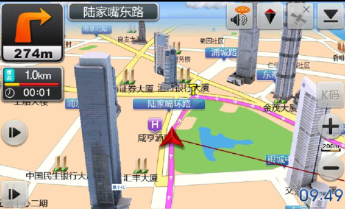 凯立德2010秋季系列C-Car 3D版导航详解