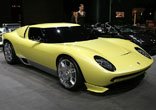 New vētra dzeltens Lamborghini Miura