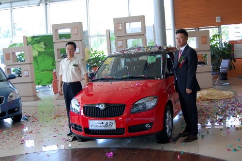 斯柯达新Fabia晶锐上市&神州租车交车仪式