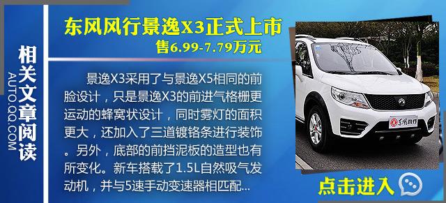[国内车讯]风行CM7预售13万元起 共推8款车