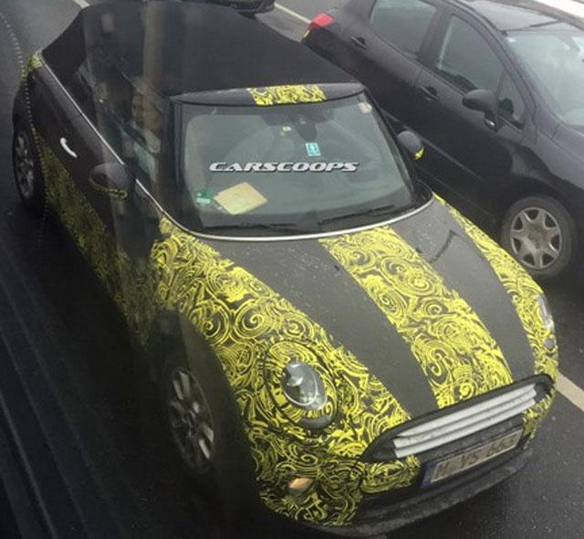 MINI新一代Cooper敞篷谍照 日内瓦车展登场