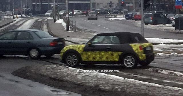 MINI新一代Cooper敞篷谍照 日内瓦车展登场