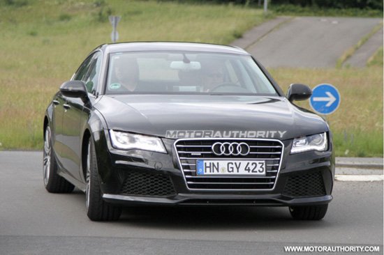 奥迪S7最新无伪装图片曝光 或9月全球首发