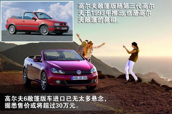与EOS一起通吃敞篷市场 全新高尔夫敞篷图解