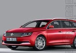 Volkswagen Passat B8 Путешествия версия визуализации