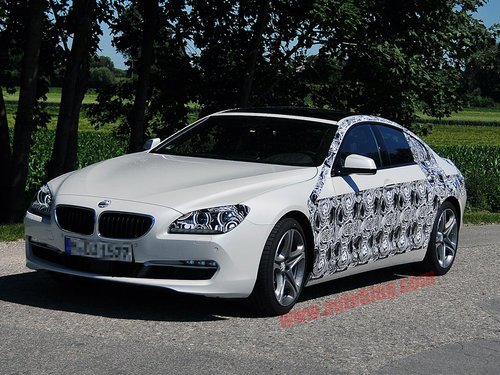 短时间再曝谍照 2013宝马6四门轿跑近拍