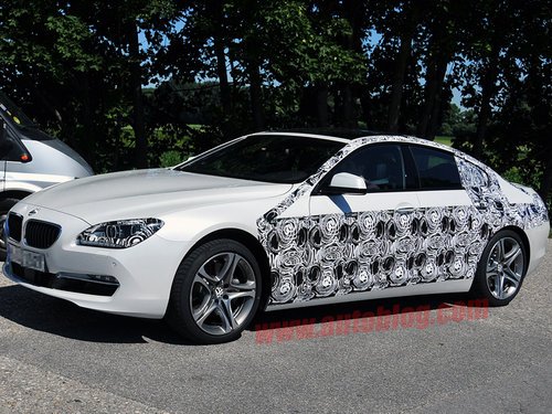 短时间再曝谍照 2013宝马6四门轿跑近拍